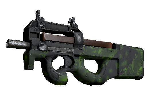 P90（StatTrak™） | 病毒危机 (破损不堪)